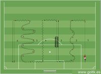 Pista de fitness con balón I